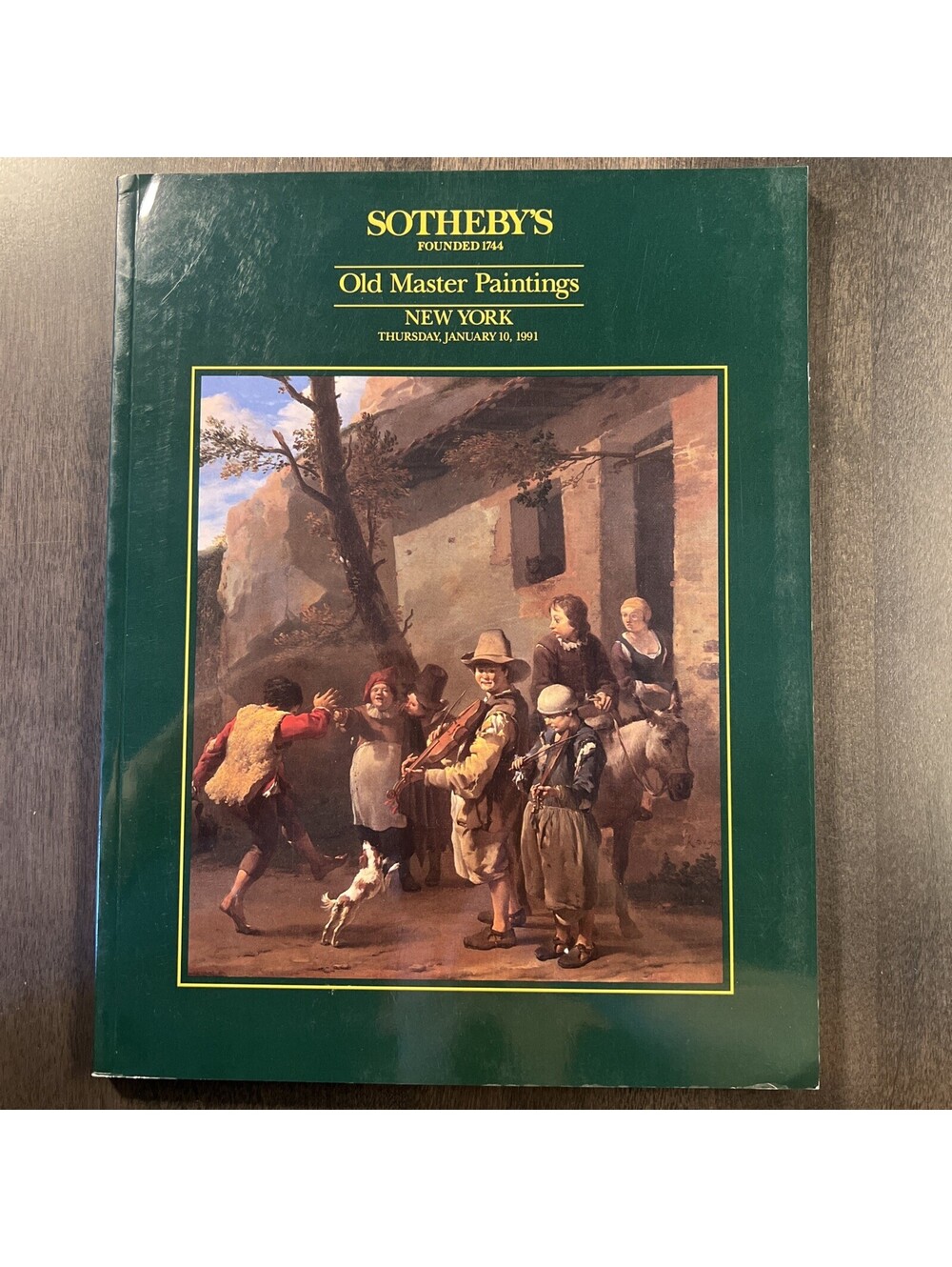Sotheby's Catalog NY January 10 1991: Old Master Paintings